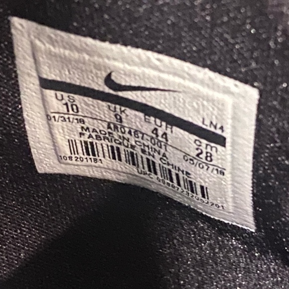 Nike Hyperdunk X TB Black & White Size 10 - Picture 4 of 6